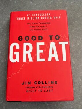 Good to Great by Jim Collins – Hardcover Business Bestseller